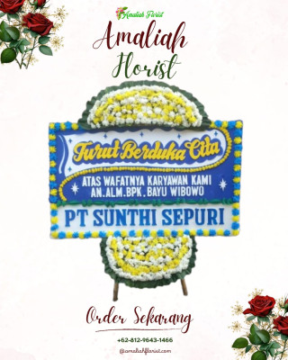 Papan Bunga Duka di Kutowinangun Lor